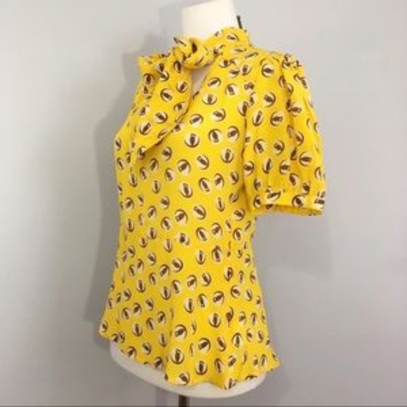 Anthropologie - 100% Silk Girls from Savoy Blouse! - Picture 4 of 8